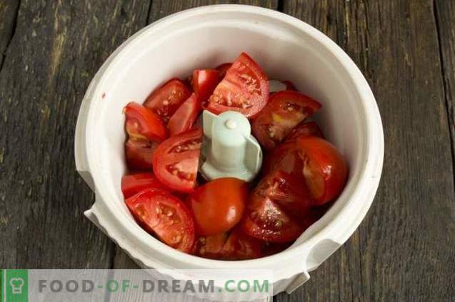 Snijbonen in tomaat voor de winter