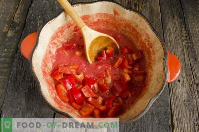 Snijbonen in tomaat voor de winter