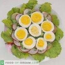 Lente gelaagde salade