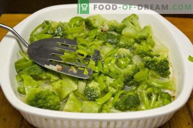 Braadpan met broccoli en kipfilet