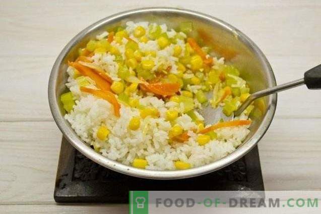 Peking-rijst met groenten
