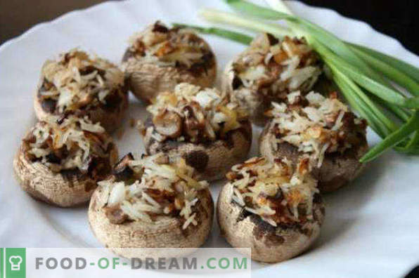 Tien beste recepten van ovengebakken gevulde champignons
