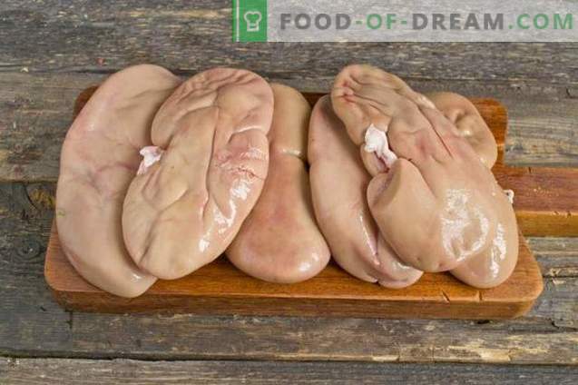 Hoe geurloze varkensnieren koken?