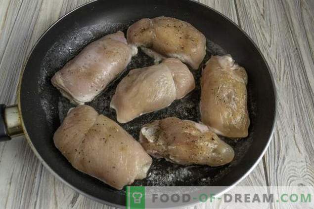 Juicy Cordon Blue Chicken Rolls met Bechamel Sauce
