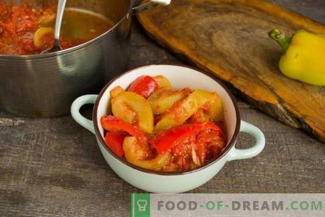 Courgettesoepjes met tomaten en paprika's