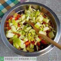 Vinaigrette met appel en zuurkool - heerlijke salade om te vasten