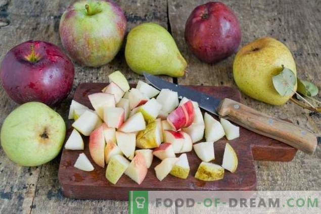 Taart met peren en appels - herfstthee dessert