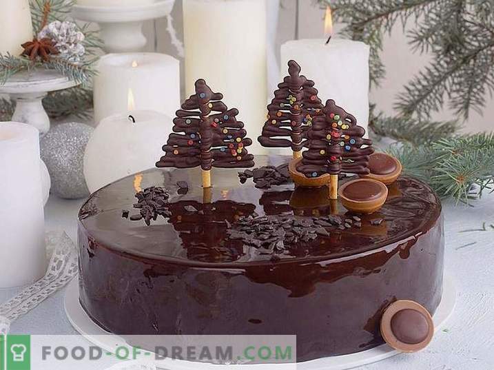 Cake voor het nieuwe jaar - recepten van gebak voor de nieuwjaarsvakantie