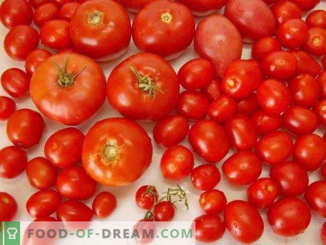 Tomaten in hun eigen sap