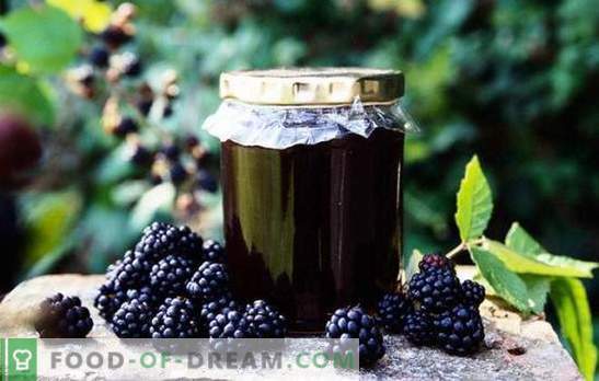Blackberry-jam - we zullen een pot vitamines klaarmaken! Recepten van verschillende bramenjam voor fijnproevers en hun gezondheid