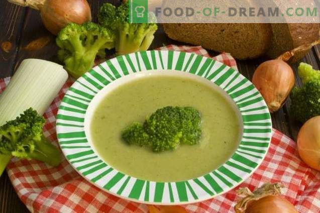 Dieetbroccoli-roomsoep