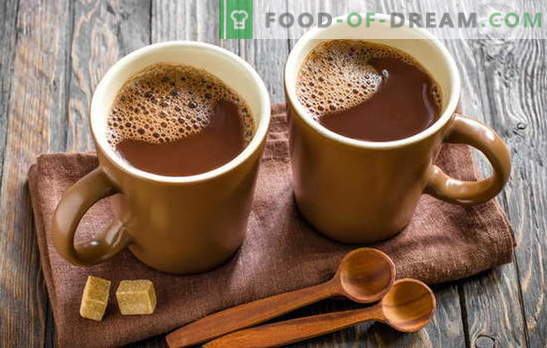 Koken cacao - we maken ons huis blij! Hoe cacao te bereiden in melk, van poeder, met gecondenseerde melk, met honing, met kaneel en marshmallows