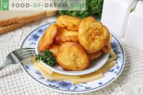 Aardappelkroketten - een interessant gerecht van gewone aardappelen