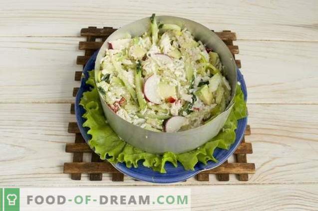 Seafood Salad with Avocado, Cucumber and Eggs