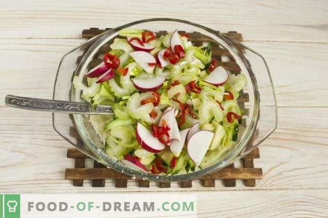 Seafood Salad with Avocado, Cucumber and Eggs