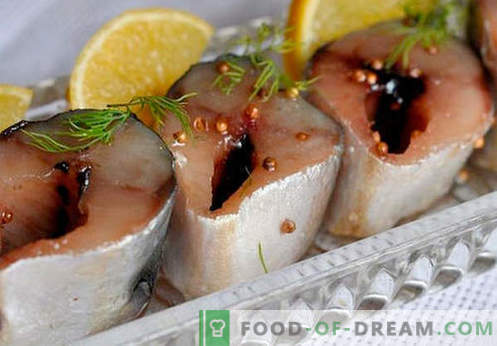 Pittige makreel - de beste recepten. Hoe goed en smakelijk gekruide makreel koken.