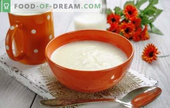 Griesmeelpap op melk zonder klontjes - perfect! De beste recepten en geheimen van het koken van griesmeel in melk zonder klontjes