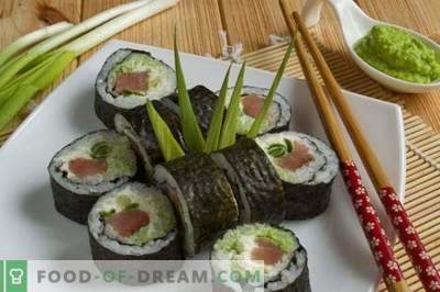 Sushi-Maki mit rotem Fisch