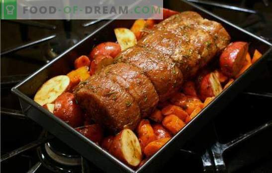 Varkensvlees met groenten in de oven - altijd heerlijk! Hoe varkensvlees met groenten in de oven te koken - eenvoudige en feestelijke recepten
