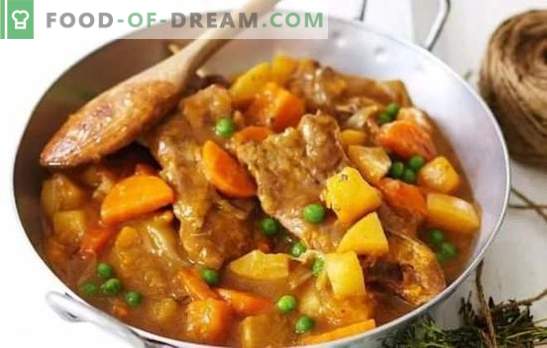 Khashlama met aardappelen - een stevig oosters gerecht. Hashlama-recepten met aardappelen en rund, lam, kip en varkensvlees