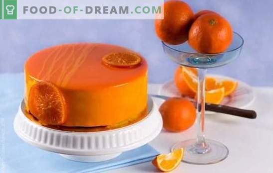 Oranje glazuur - geurig bakontwerp. Recepten oranje glazuur op room, melk, chocolade