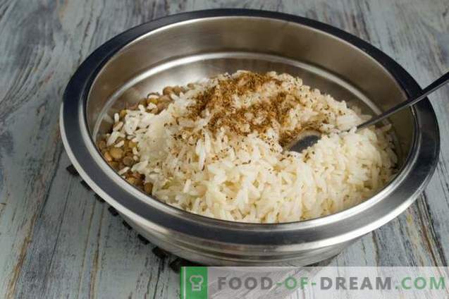Mudjadara - rijst met linzen