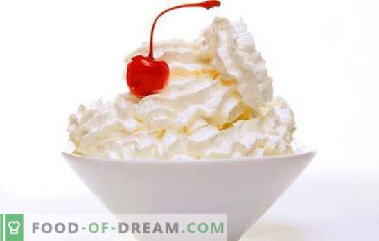 Crème slagroomtaart - een van de meest delicate decoraties. Een verscheidenheid aan recepten roombotercake