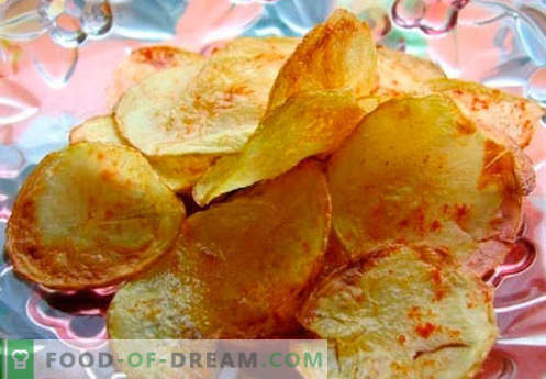 Zelfgemaakte frites - de beste kookmethodes. Hoe chips thuis te koken.
