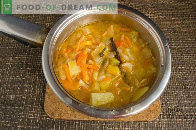 Vegetarische roomsoep - klassieke Indiase keuken