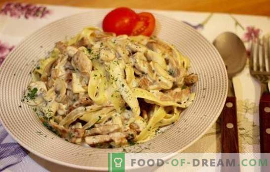 Varkensvlees pasta - een stukje Italië in je keuken. De beste recepten voor goed gekookte varkensvleespasta
