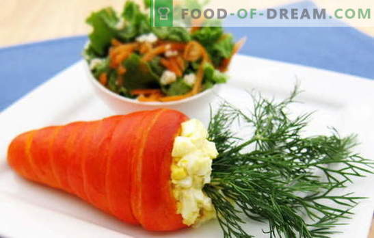Salade van wortelen en eieren - een combinatie van smaak en voordeel. De beste recepten voor wortelen en eieren: eenvoudig, origineel en bladerdeeg