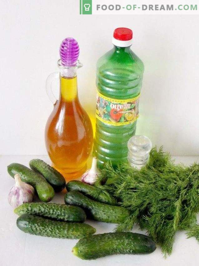 Gezouten komkommer in 15 minuten