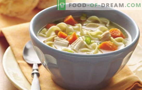Super Eenvoudige soepen voor elke dag - 7 beste recepten. Hoe maak je AM-14