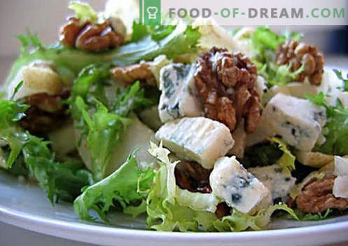 Vegetarische salades zijn de beste recepten. Hoe goed en smakelijk vegetarische salades koken.