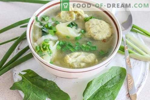 Groentesoep met dumplings - bevredigend en gezond!