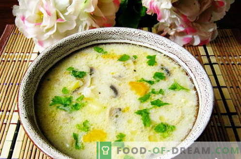 Soepen met rijst - de beste recepten. Hoe goed en smakelijk soep met rijst koken.