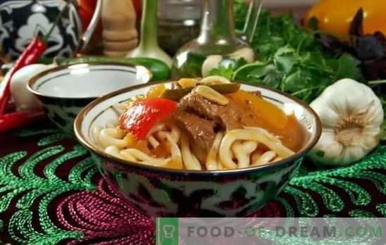 Oezbeekse Laghman is een geweldig gerecht dat zal voldoen aan zijn smaak, geur en uiterlijk. De beste recepten voor Lagman in Oezbeeks