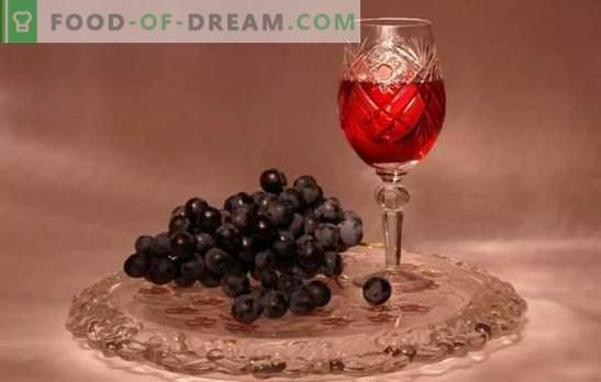 Tinctuur van druiven thuis is geen wijn! Recepten geurige en heldere tinctuur van druiven thuis