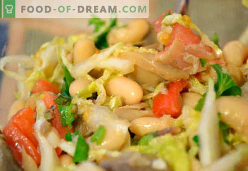 Salade gelaagd met zalm - de juiste recepten. Snel en smakelijke gekookte salade met lagen zalm.