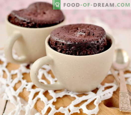 Vet Bestrating Vervorming Microwavecake - de beste recepten. Hoe bak je snel en lekker een cupcake in  de magnetron.