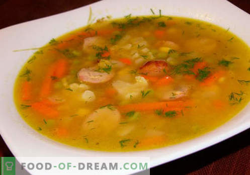 Stoofpotten - bewezen recepten. Hoe goed en lekker soep van de stoofpot koken.