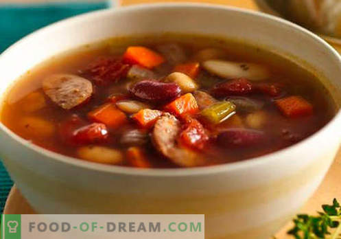 Worstsoep - bewezen recepten. Hoe goed en smakelijk soep met worst koken.