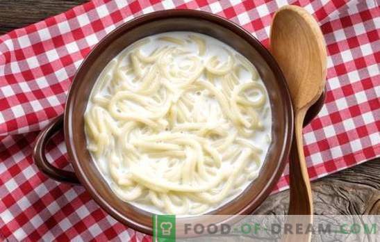 Melksoep in een slowcooker - de smaak van de kindertijd. Recepten zuivel soepen in een slowcooker met pasta, pasta, rijst