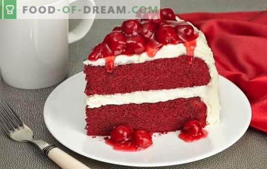 Red Velvet Cake is een lichte, smakelijke traktatie. De beste recepten van de beroemde cake 
