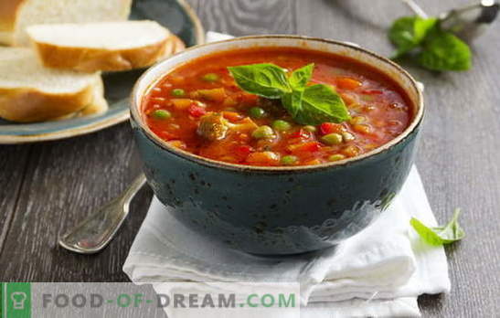Italiaanse soep - recepten met verschillende complexiteit en geheimen. Heerlijke, geurige en rijke Italiaanse soepen in uw keuken