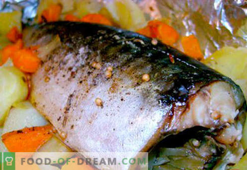Makreel met groenten - de beste recepten. Hoe goed en smakelijk makreel koken met groenten.