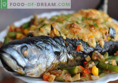Makreel met groenten - de beste recepten. Hoe goed en smakelijk makreel koken met groenten.