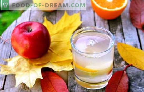 Compote van appels en sinaasappels - een heerlijk drankje met hints van exotisch. Een selectie van de beste compotes van appels en sinaasappels