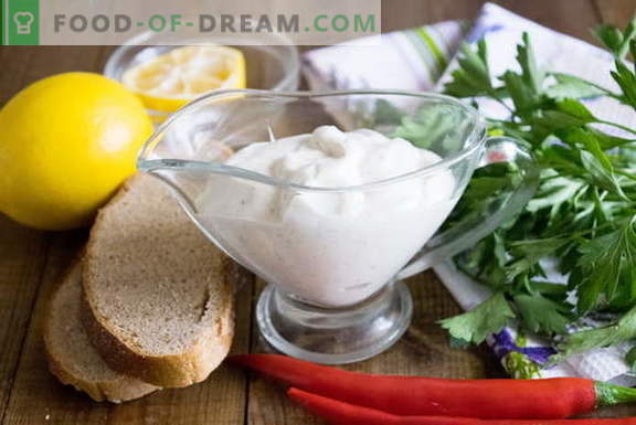 Zelfgemaakte mayonaise zonder eieren in 10 minuten