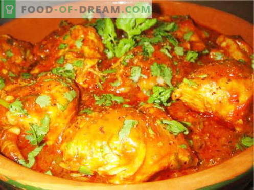 Kip-kiprecepten zijn de beste recepten. Hoe chakhokhbili van kip te koken.